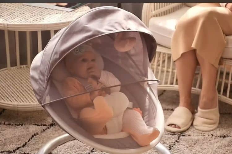 Is it OK to let baby swing for hours?