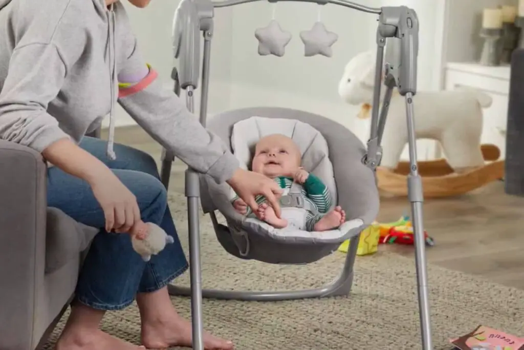 What to look for in the best baby swing for big babies?