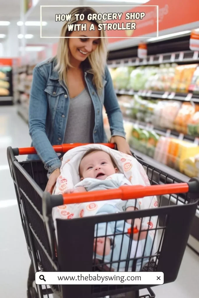 How To Grocery Shop With A Stroller
