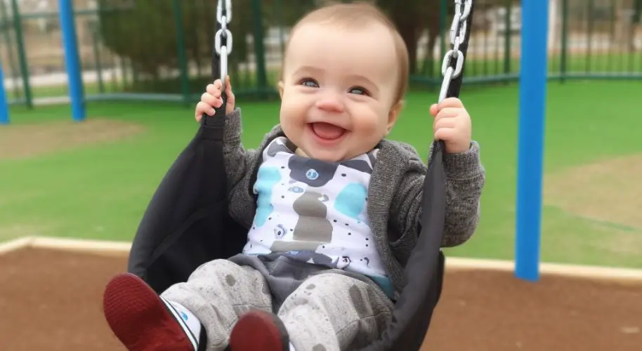 How to Put the Baby in a Park Swing