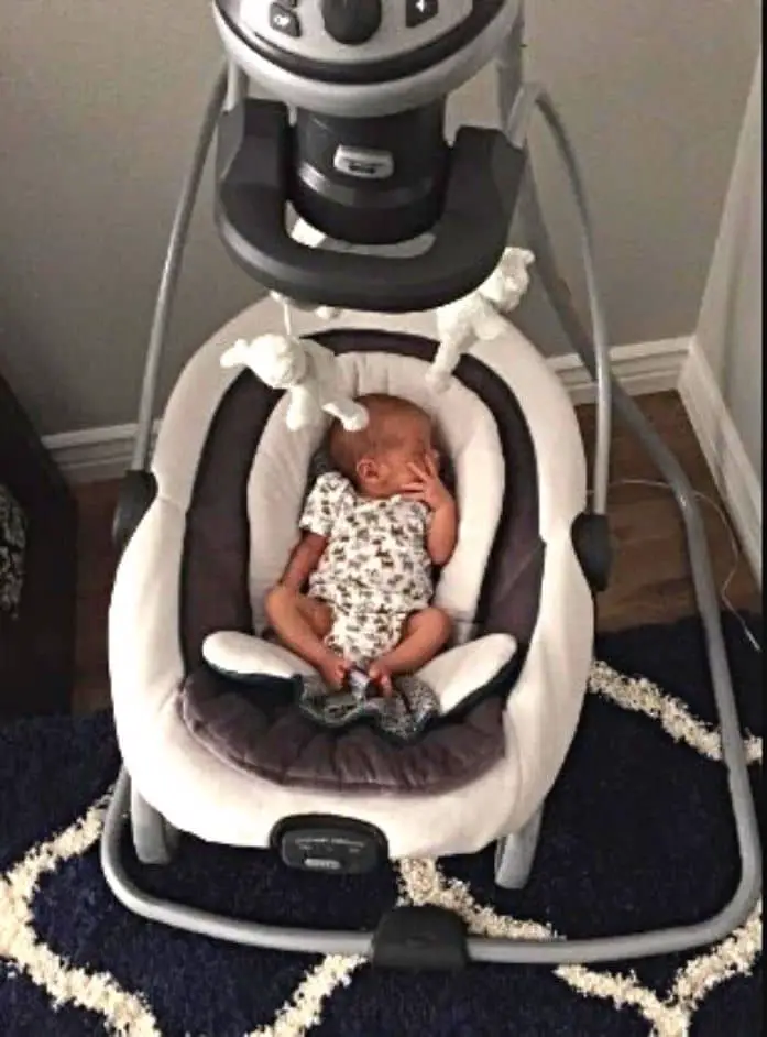 Swing safe for outlet baby to sleep in