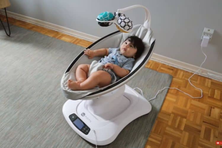 What are the risks of letting a baby sleep in a Mamaroo?