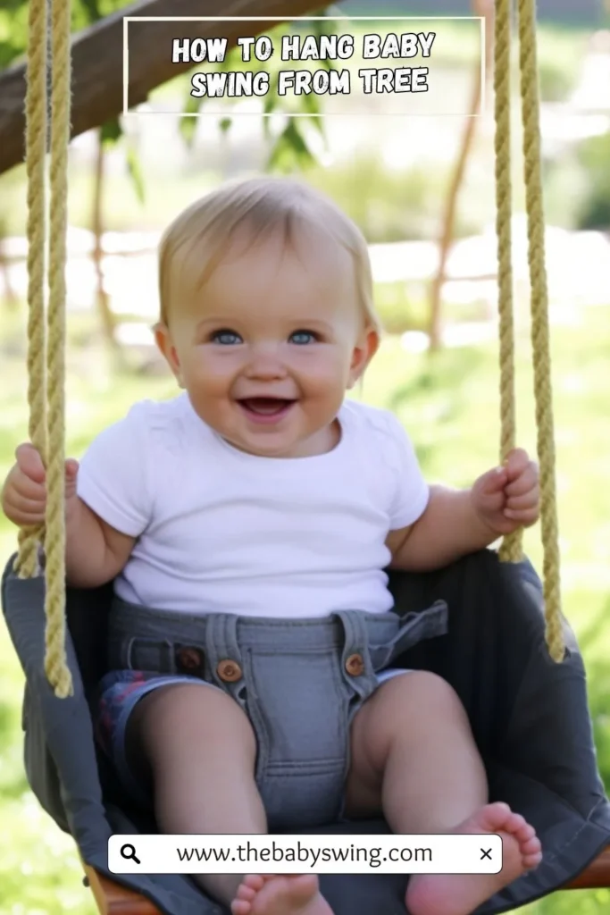 How To Hang Baby Swing From Tree