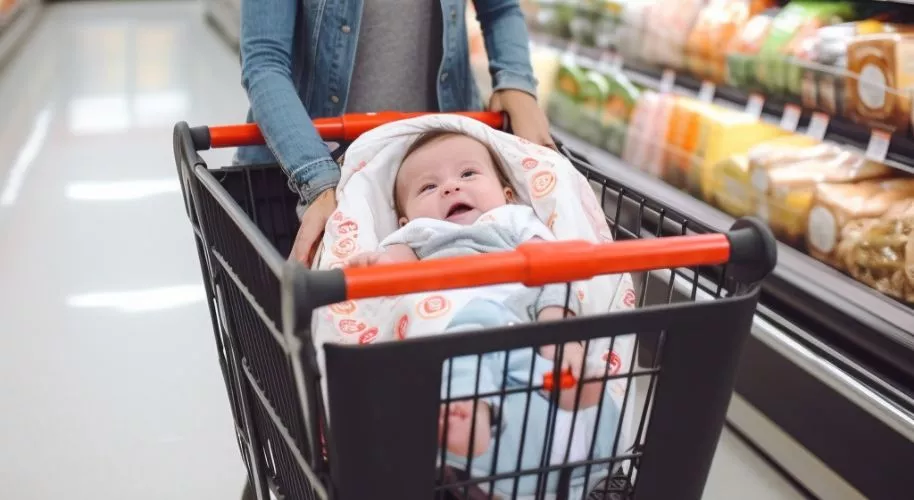 How To Grocery Shop With A Stroller?